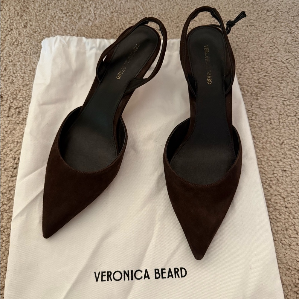 Veronica Beard Brown Suede Heel
